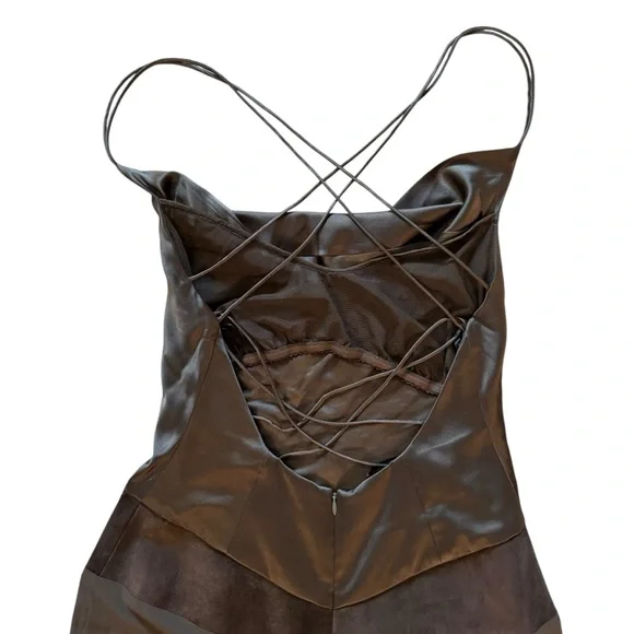 Nicole Miller Brown Midi Dress - Picture 5 of 11